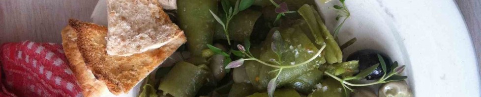 Arabische lente op je bord: tuinbonen salade met komijn en tijm